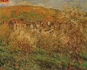 Bl�hende Apfelb�ume nach Monet
